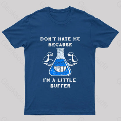 I’m A Little Buffer Geek T-Shirt Navy / S