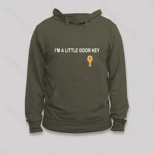 I’m A Little Door Key Hoodie Army Green / S