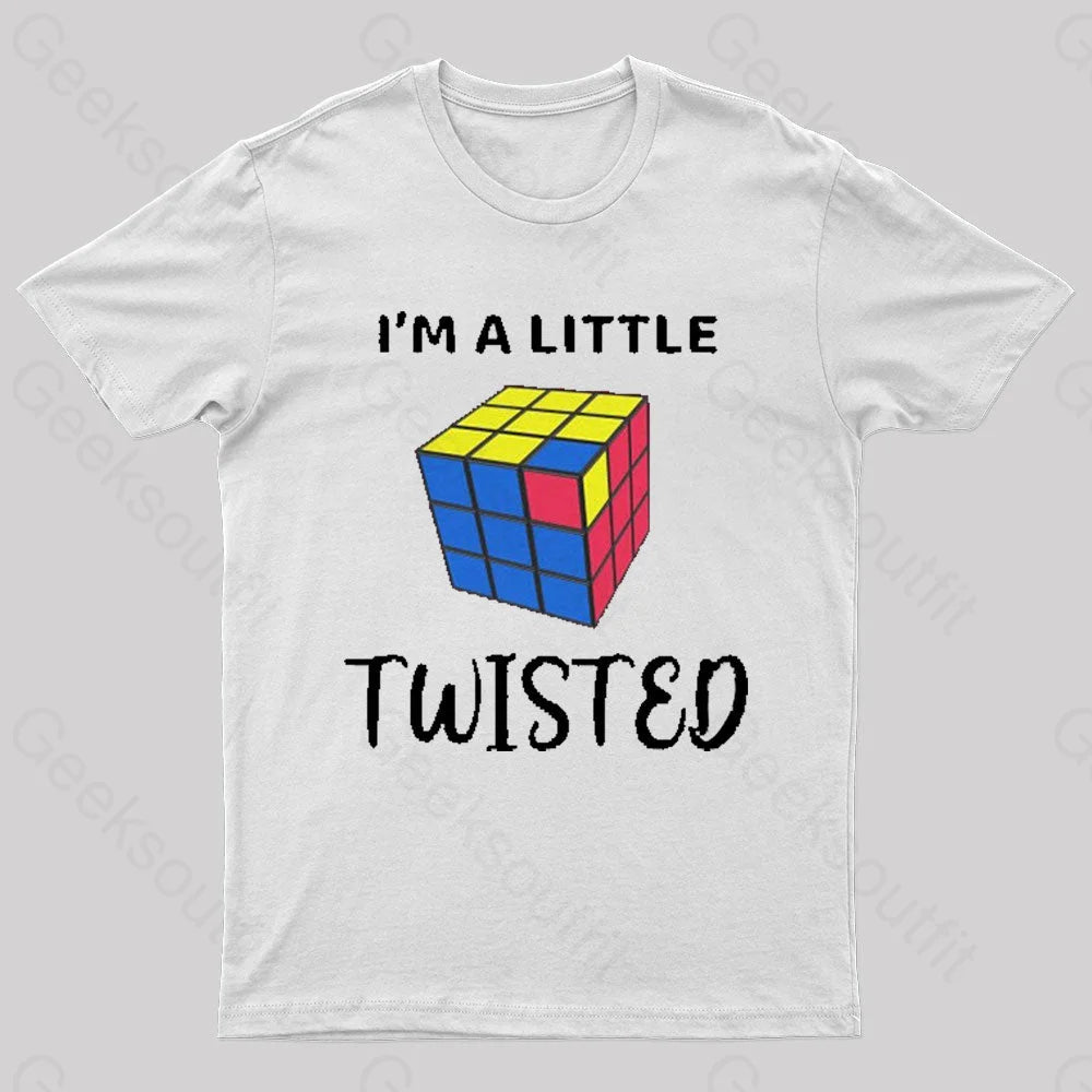 I’m A Little Twisted Nerd T-Shirt White / S