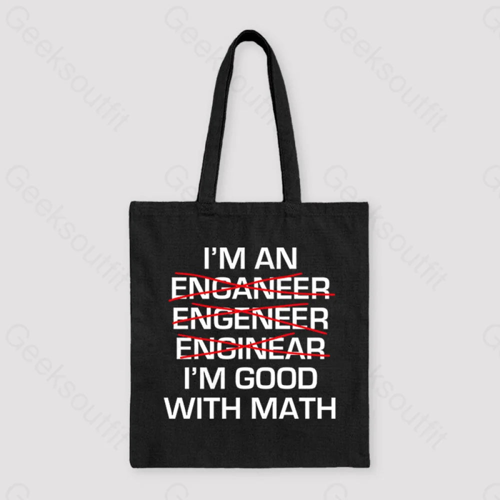 I’m Good With Math Unisex Tote Bag