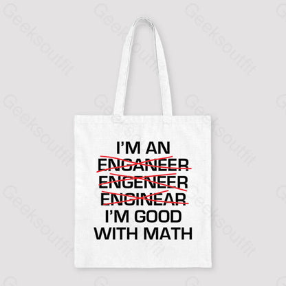 I’m Good With Math Unisex Tote Bag