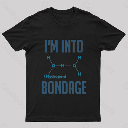 I’m Into Hydrogen Fitted Nerd T-Shirt Black / S