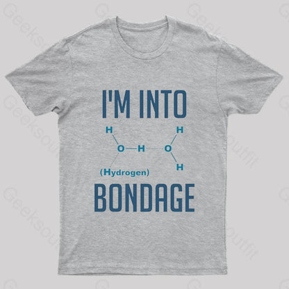 I’m Into Hydrogen Fitted Nerd T-Shirt Grey / S