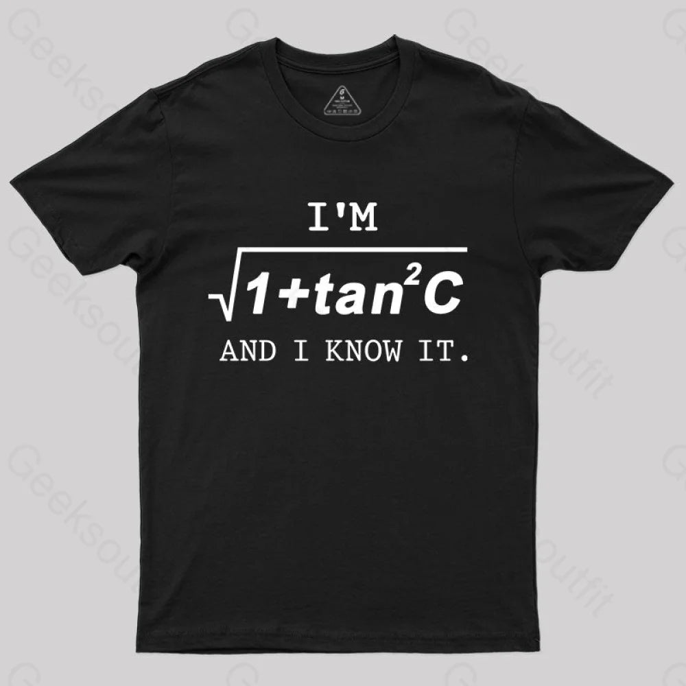 I’m Sec(C) T-Shirt Black / S Yc