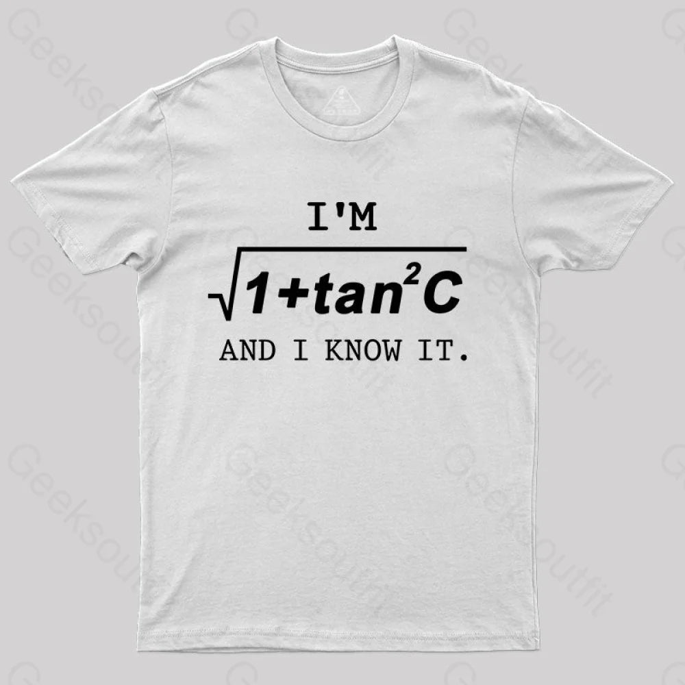 I’m Sec(C) T-Shirt White / S Yc