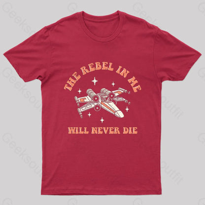 Immortal Rebel Nerd T-Shirt Red / S