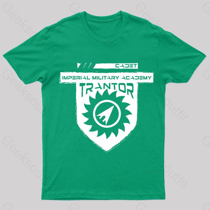 Imperial Military Academy Geek T-Shirt Green / S