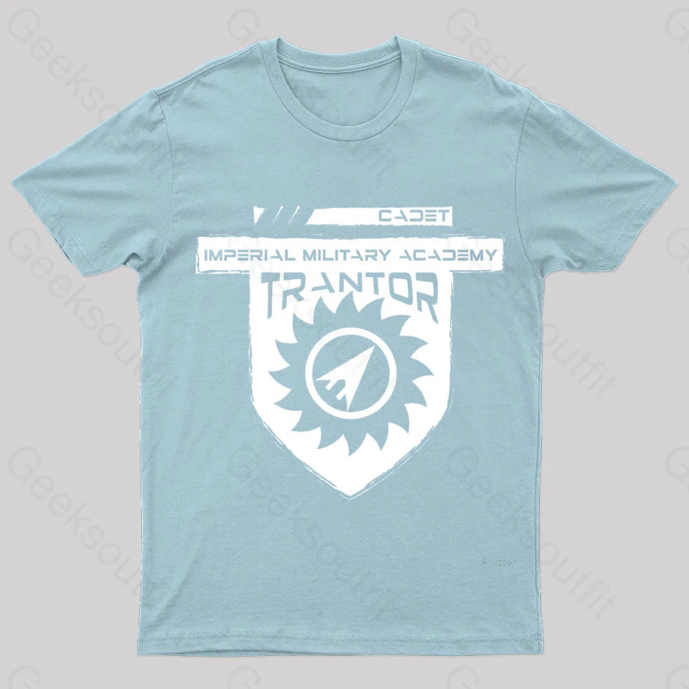 Imperial Military Academy Geek T-Shirt Light Blue / S