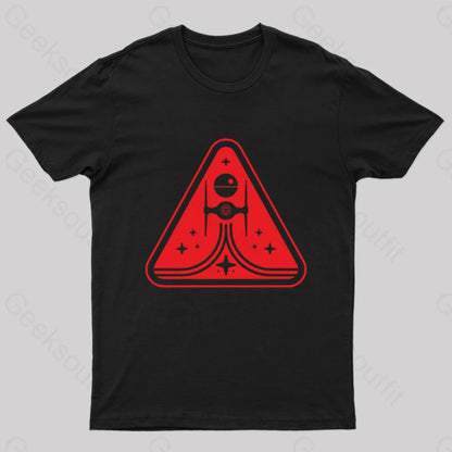 Imperial Titanium Fighter Nerd T-Shirt Black / S