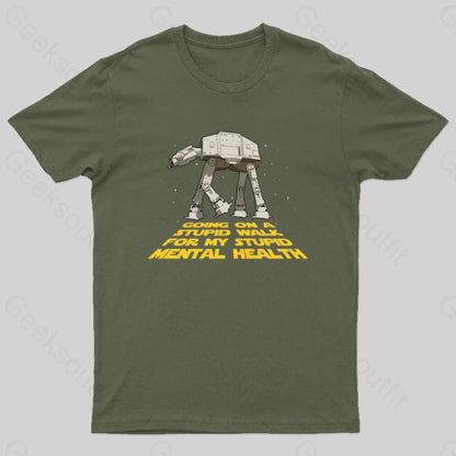 Imperial Walk Geek T-Shirt Army Green / S