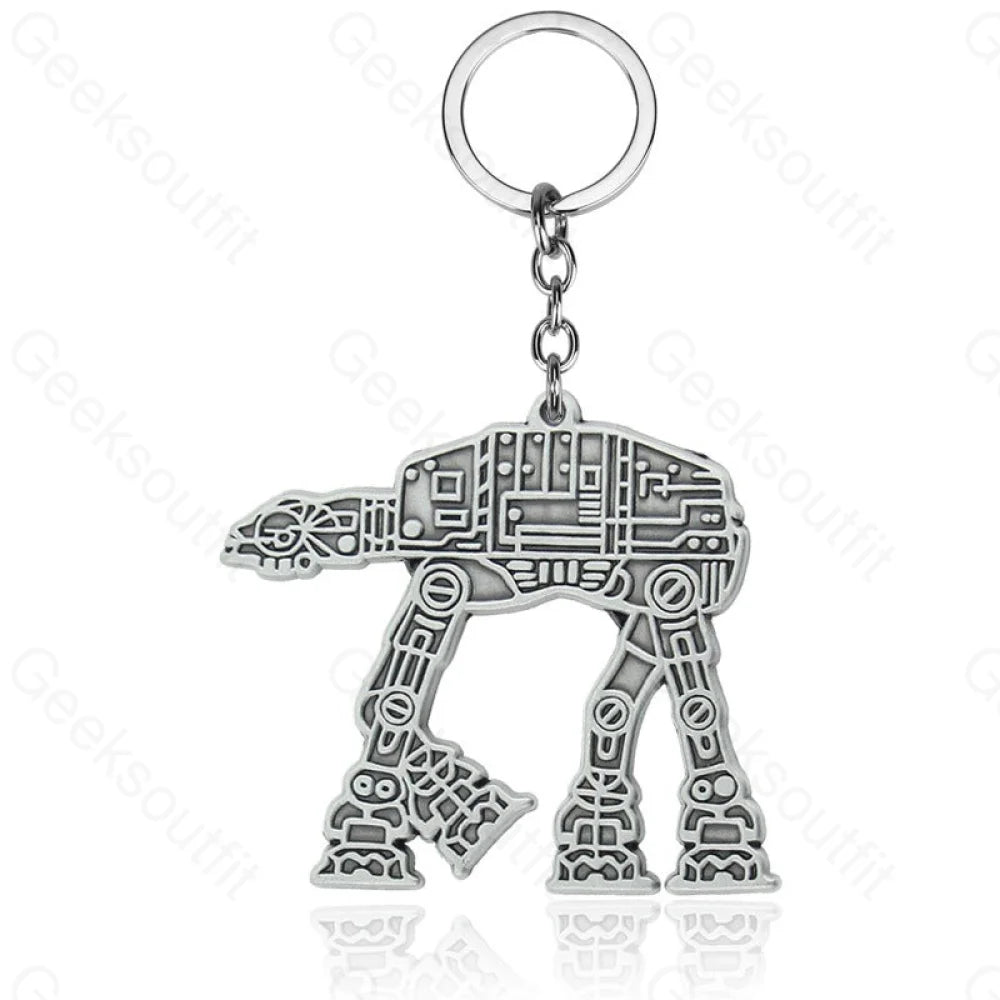 Imperial Walker Keychain K697Silver