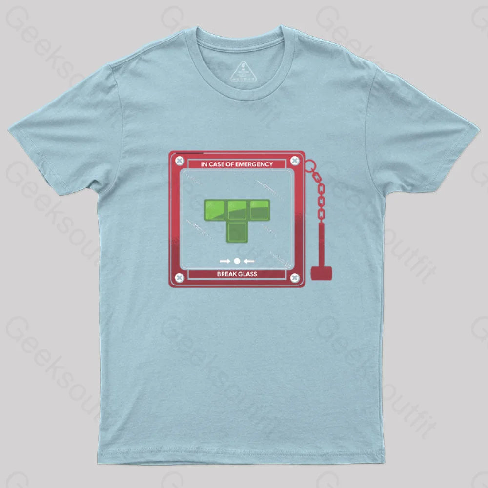 In Case Of Emergency Bring This T-Shirt Light Blue / S