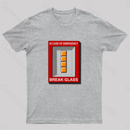 In Case Of Emergency Nerd T-Shirt Grey / S