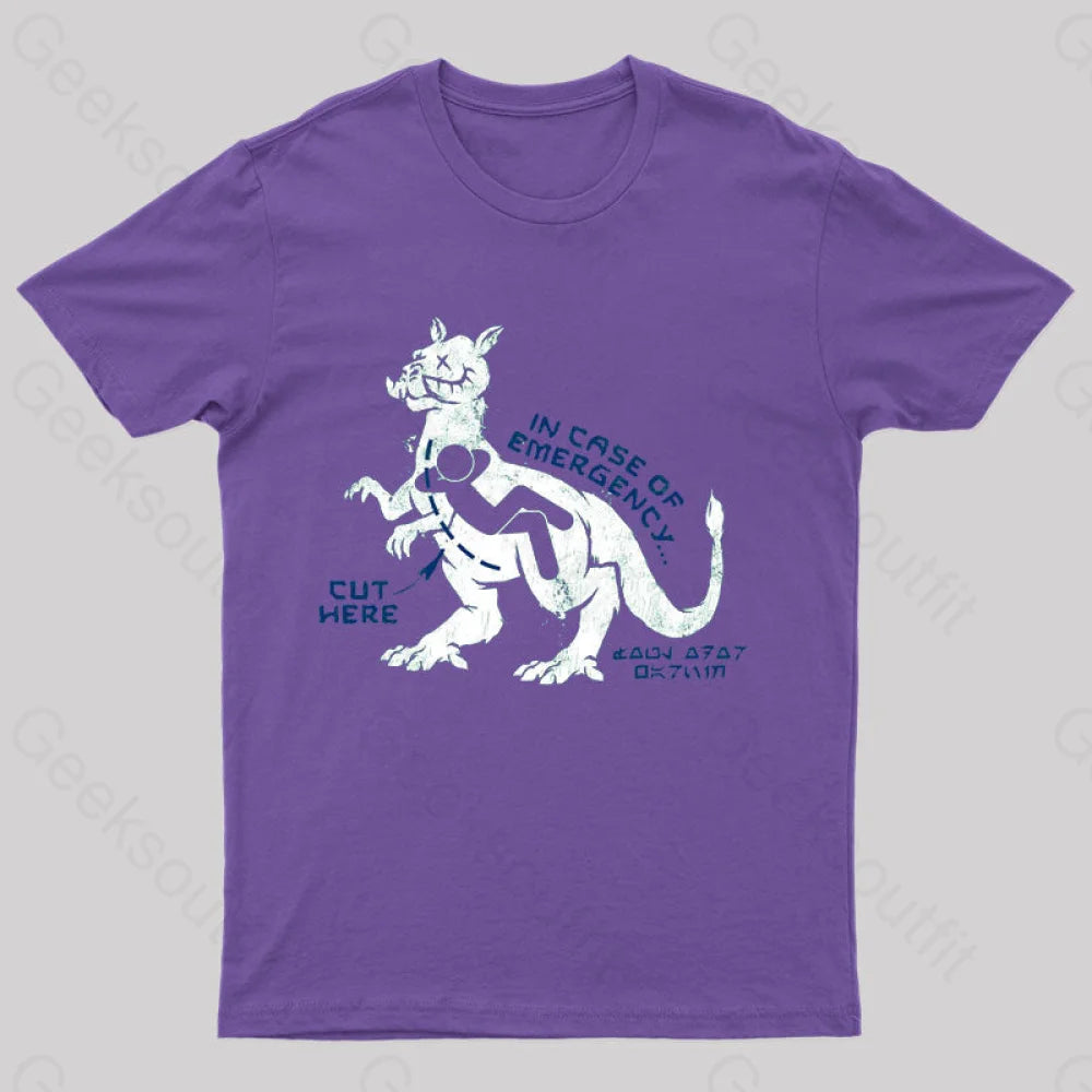 In Case Of Emergency T-Shirt Purple / S