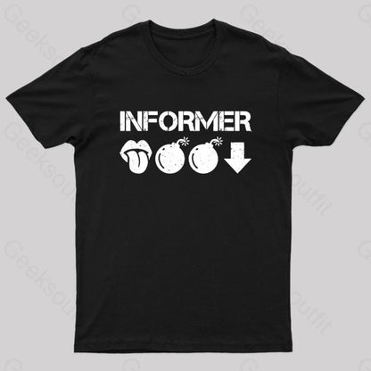 Informer Geek T-Shirt Black / S