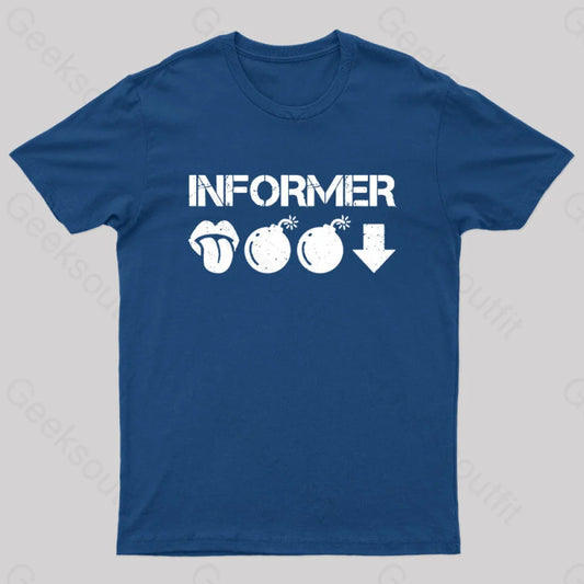 Informer Geek T-Shirt Navy / S