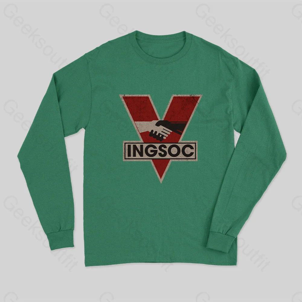 Ingsoc Long Sleeve T-Shirt Green / S