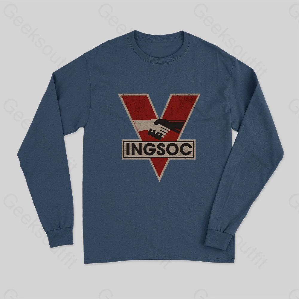 Ingsoc Long Sleeve T-Shirt Navy / S