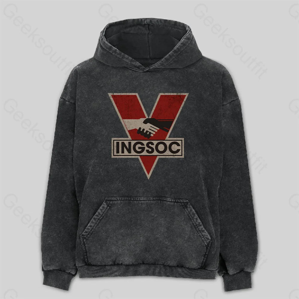 Ingsoc Washed Hoodie M