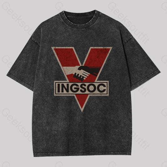 Ingsoc Washed T-Shirt Black / S