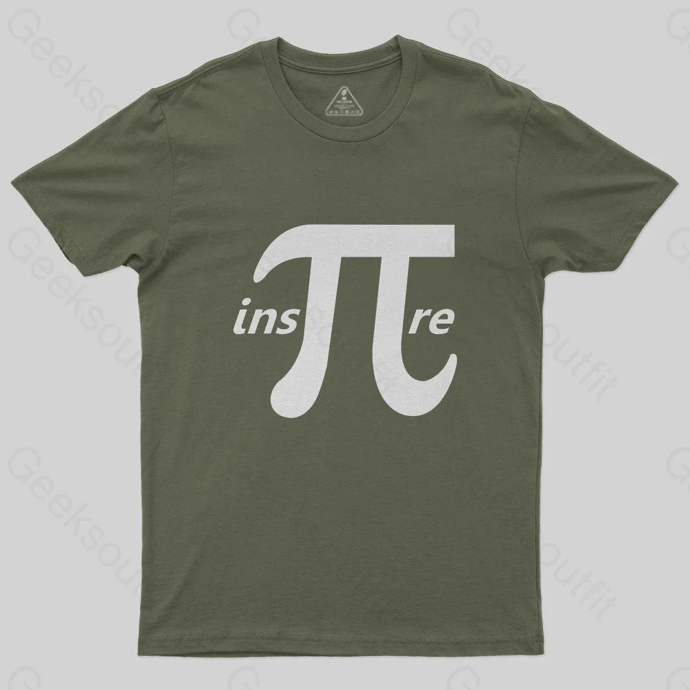 Inspire Inspirational Pi Symbol T-Shirt - Geeksoutfit