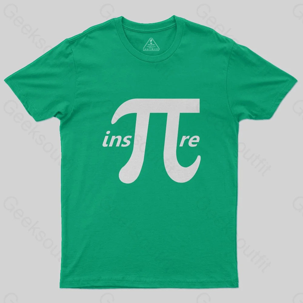 Inspire Inspirational Pi Symbol T-Shirt - Geeksoutfit