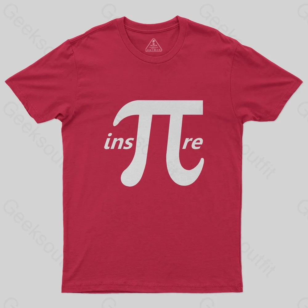 Inspire Inspirational Pi Symbol T-Shirt - Geeksoutfit