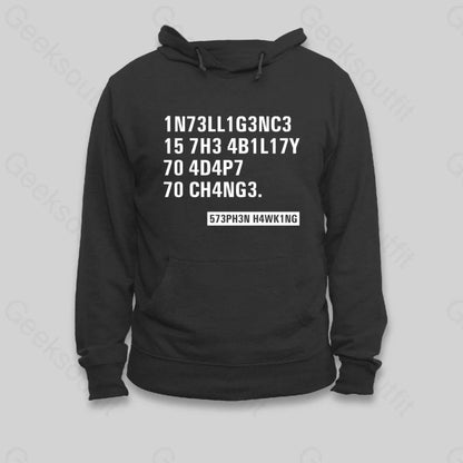 Intelligence Hoodie - Geeksoutfit