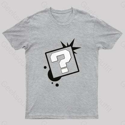 Interrogacion Nerd T-Shirt Grey / S