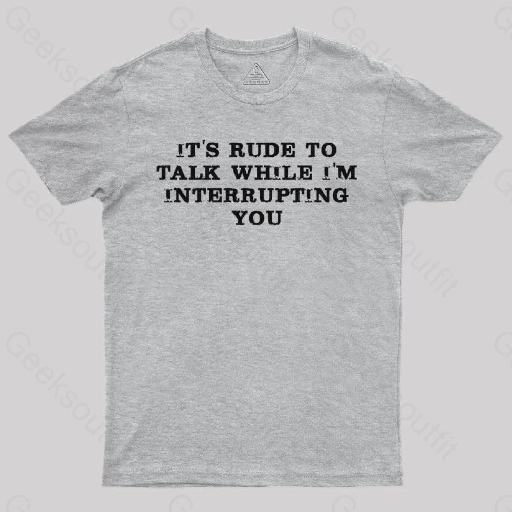 Interrupting T-Shirt Grey / S