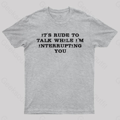 Interrupting T-Shirt Grey / S