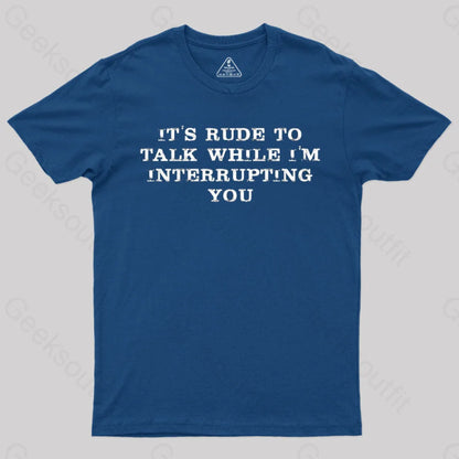 Interrupting T-Shirt Navy / S