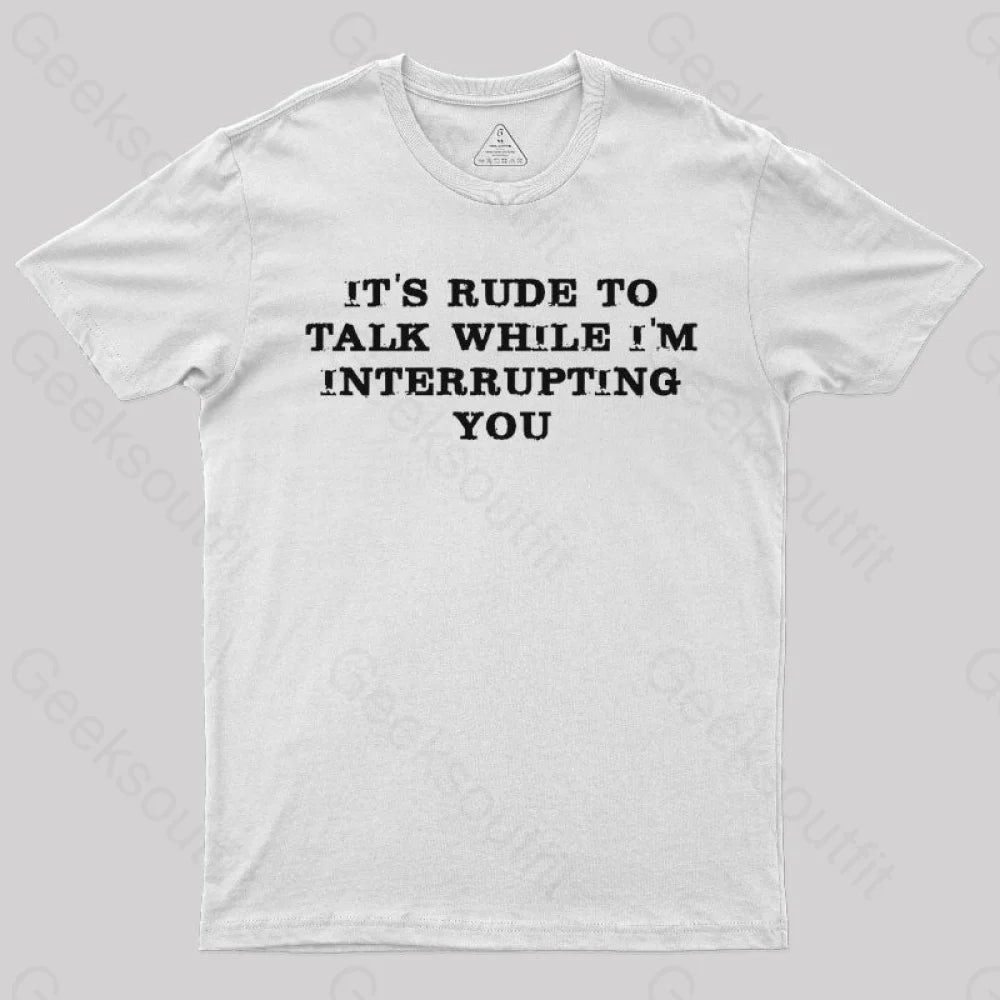 Interrupting T-Shirt White / S