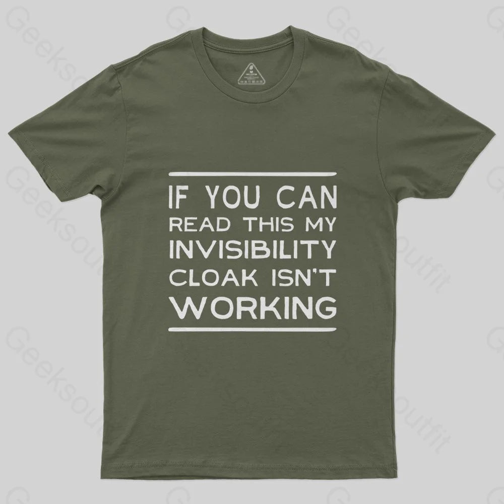 Invisible Cloak T-Shirt - Geeksoutfit