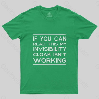 Invisible Cloak T-Shirt - Geeksoutfit