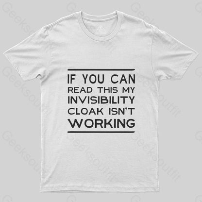 Invisible Cloak T-Shirt - Geeksoutfit