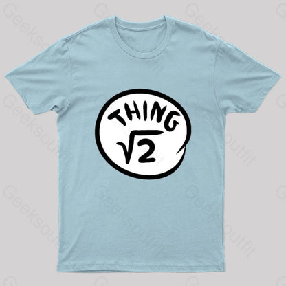 Irrational Things Geek T-Shirt Light Blue / S