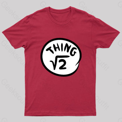 Irrational Things Geek T-Shirt Red / S