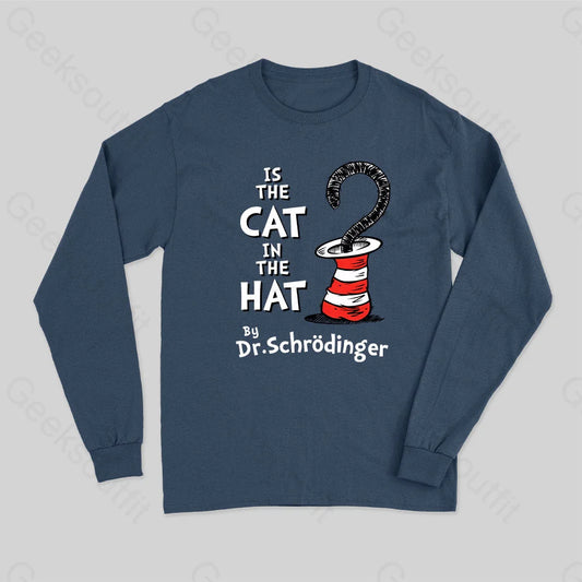 Is The Cat In Hat Long Sleeve T-Shirt Navy / S