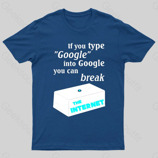 It Crowd Google The Internet Nerd T-Shirt Navy / S