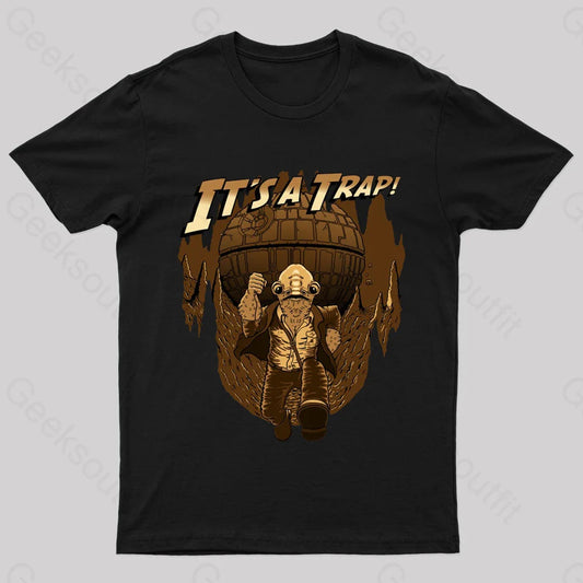 It Is A Trap Nerd T-Shirt Black / S