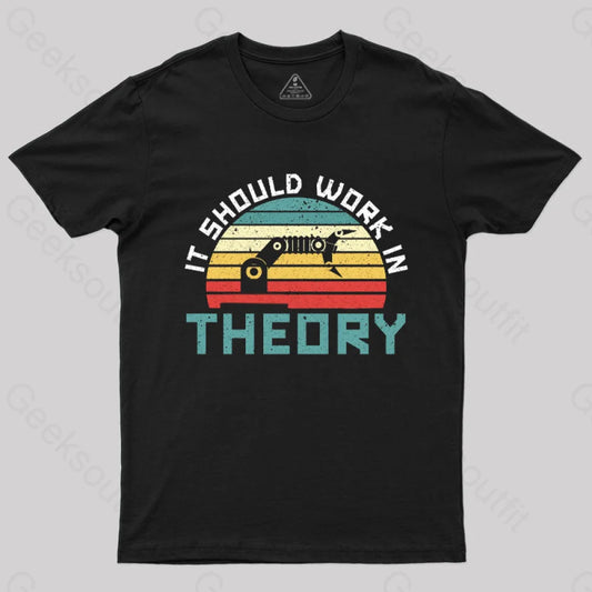 It Should Work In Theory T-Shirt Black / S