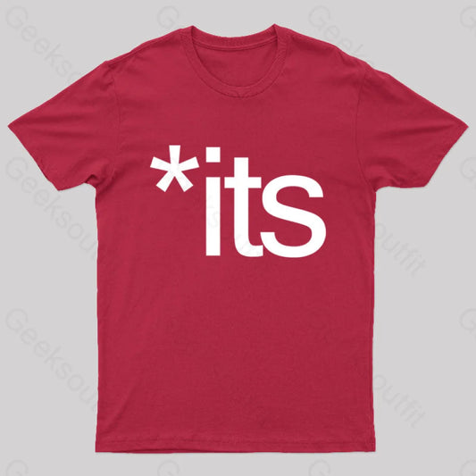 Its Nerd T-Shirt Red / S