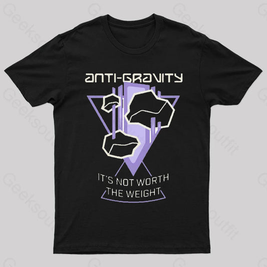 It’s Not Worth The Weight Nerd T-Shirt Black / S