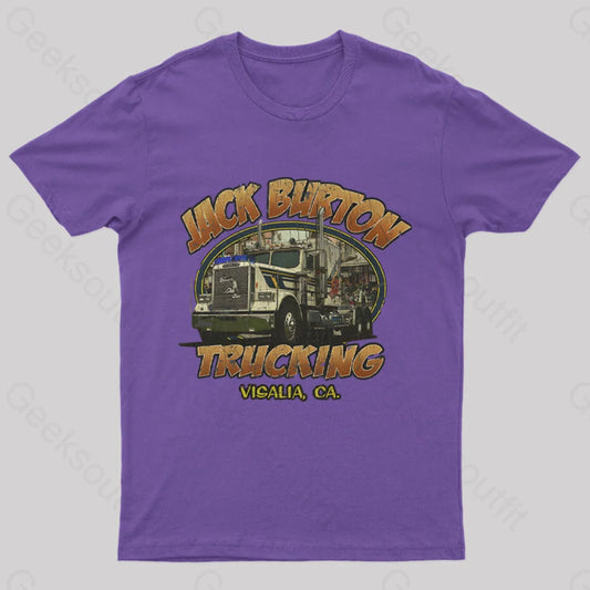 Jack Burton Trucking 1986 Geek T-Shirt Purple / S