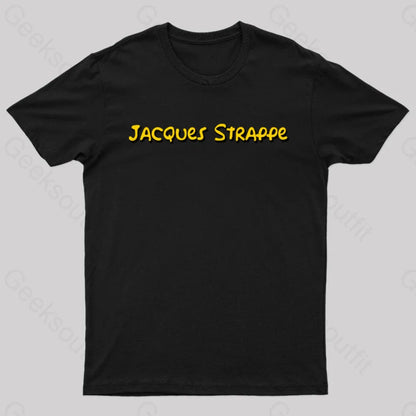 Jacquse Strappe Nerd T-Shirt Black / S