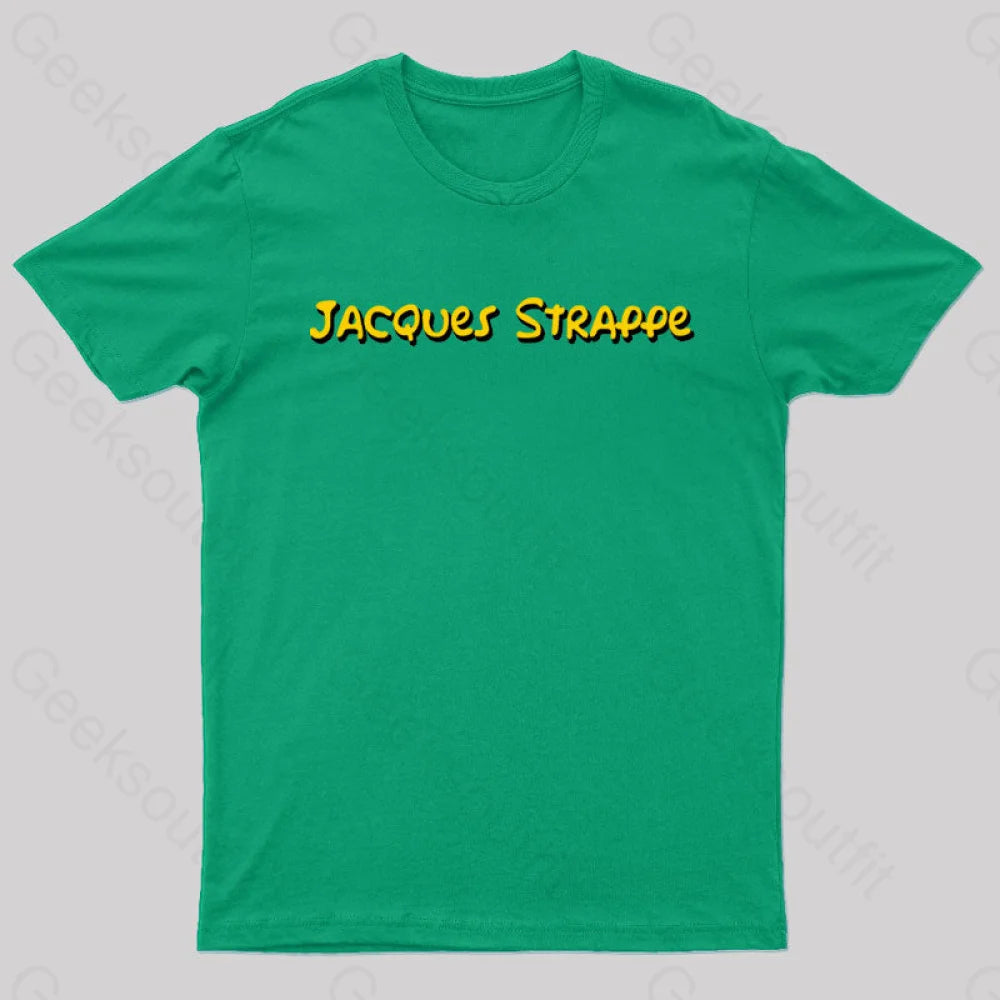 Jacquse Strappe Nerd T-Shirt Green / S