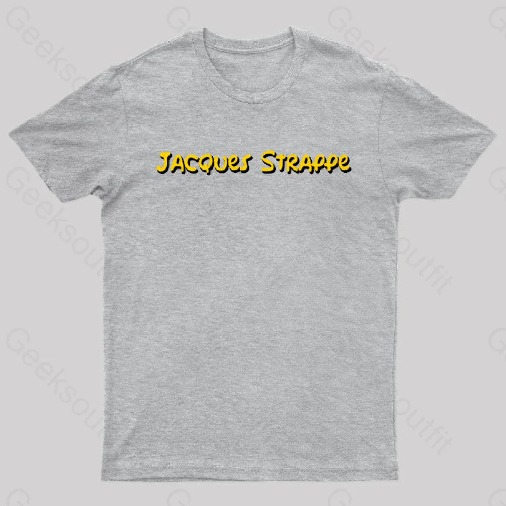 Jacquse Strappe Nerd T-Shirt Grey / S