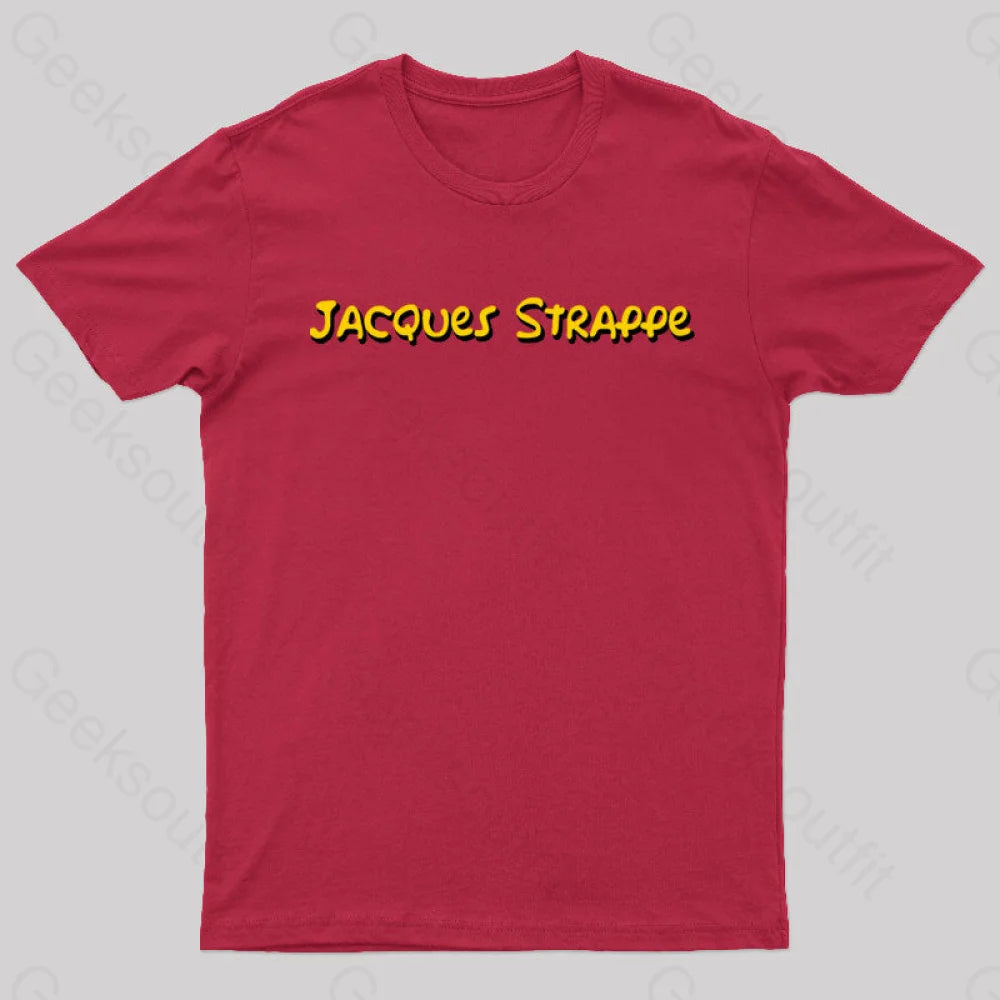 Jacquse Strappe Nerd T-Shirt Red / S