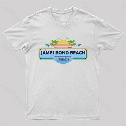 James Bond Beach Jamaica T-Shirt White / S